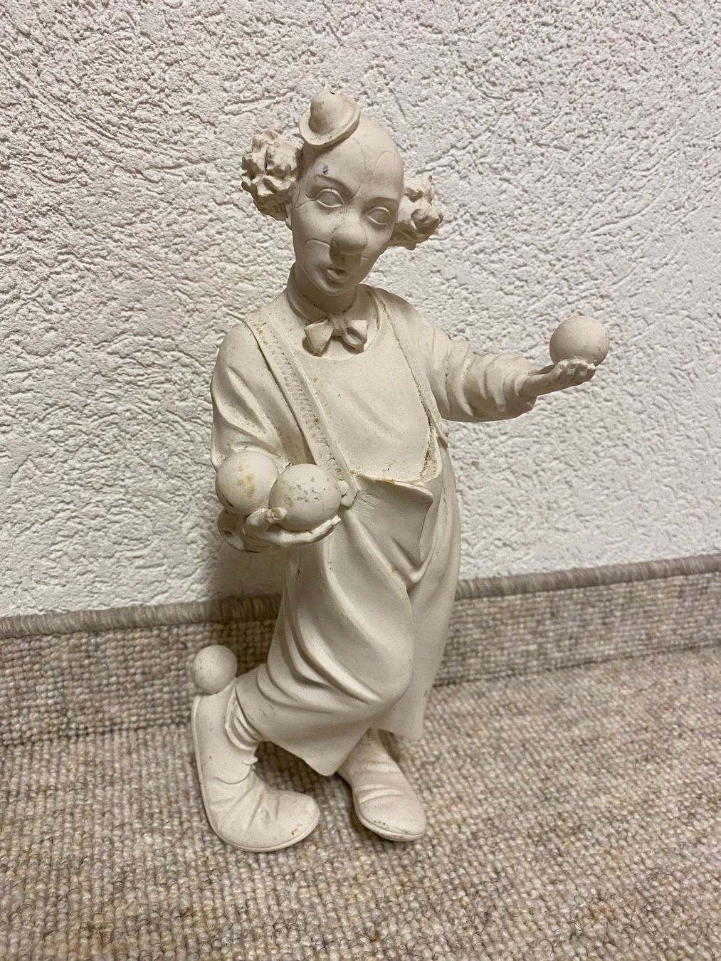 Statuette: Clown Figur aus Gips – Usato da Winkel venduto da zucchetti