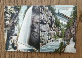 Taubenlochschlucht 1912 nach Frankreich, Sonderstempel