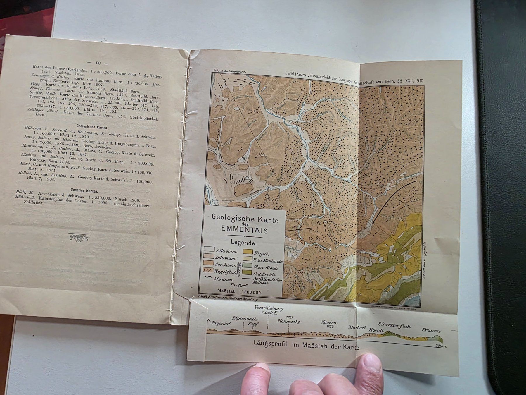 Bücher: Das Emmental Versuch einer geographischen Monographie 1910 – Gebraucht aus Walterswil BE von Lonitti 2