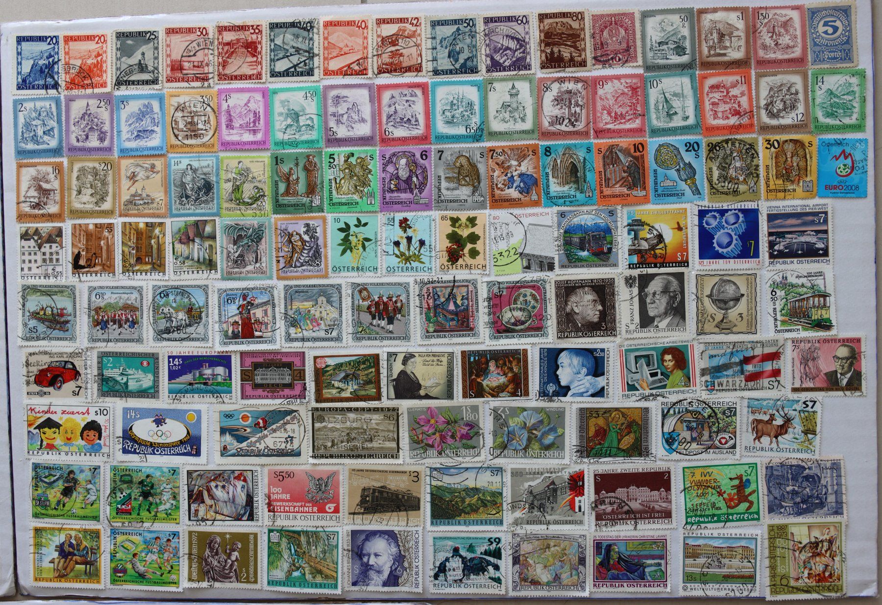 Alle Briefmarken: Briefmarken Österreich – Gebraucht aus Oberentfelden von lakipul 4