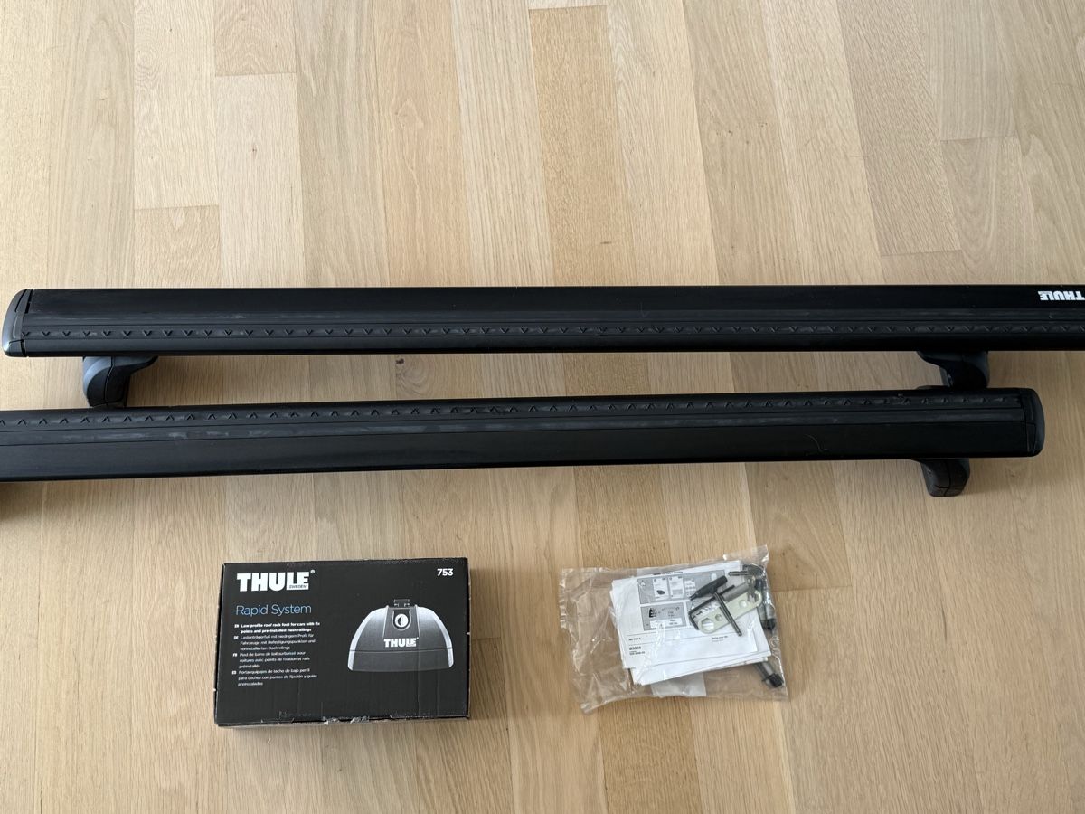 Dachträger Thule Rapid System 753 & WingBar Evo 118 (Gebraucht) in 