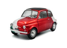 FIAT 500 TRIBUTE TO ITALI 1965 ROT/WEISS/GRÜN 1:18 SOLIDO