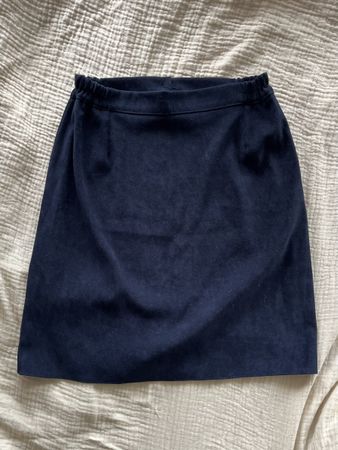 Royalblaues Samtrock Gr. 36