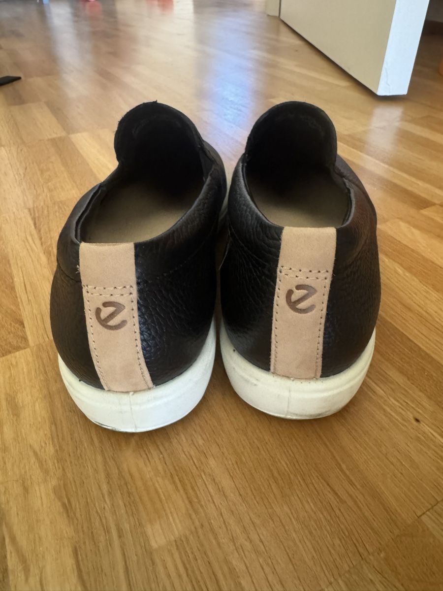 Ecco Scarpe da donna: Ecco Schlupfschuh, Leder schwarz, 41 – Usato da Riehen venduto da MsLena 1