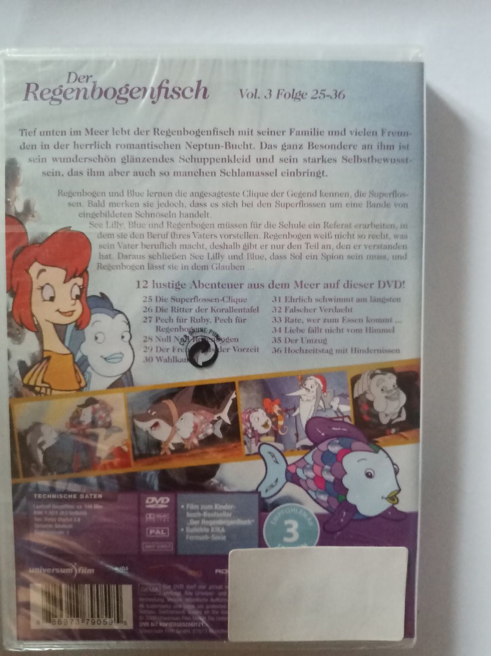 Tutti i DVDs: Der Regenbogenfisch - Vol.3 DVD Ovp – Nuovo e nell'imballaggio originale da Tann venduto da Veebee6 1
