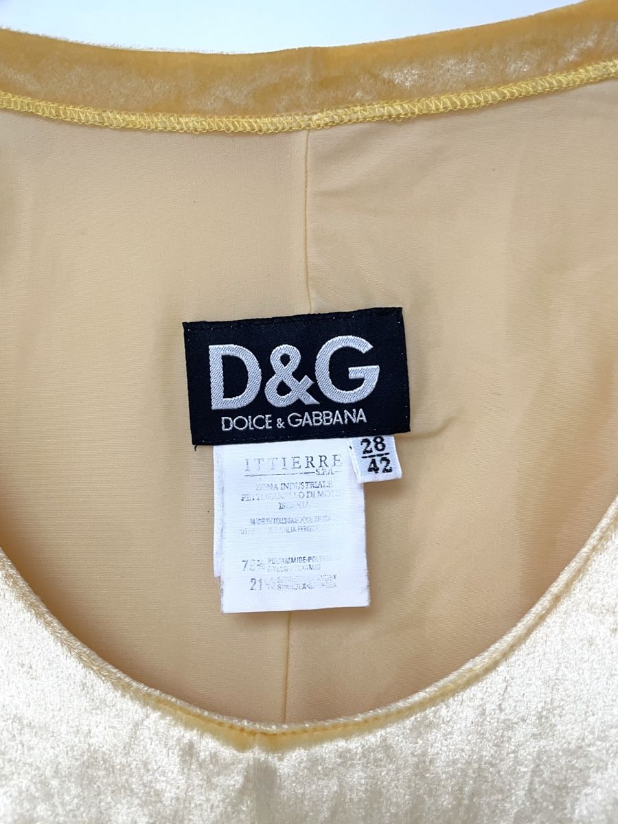 Dolce & Gabbana Vestiti: Dolce & Gabbana Samtkleid – Usato da Stäfa venduto da Nicole093 2