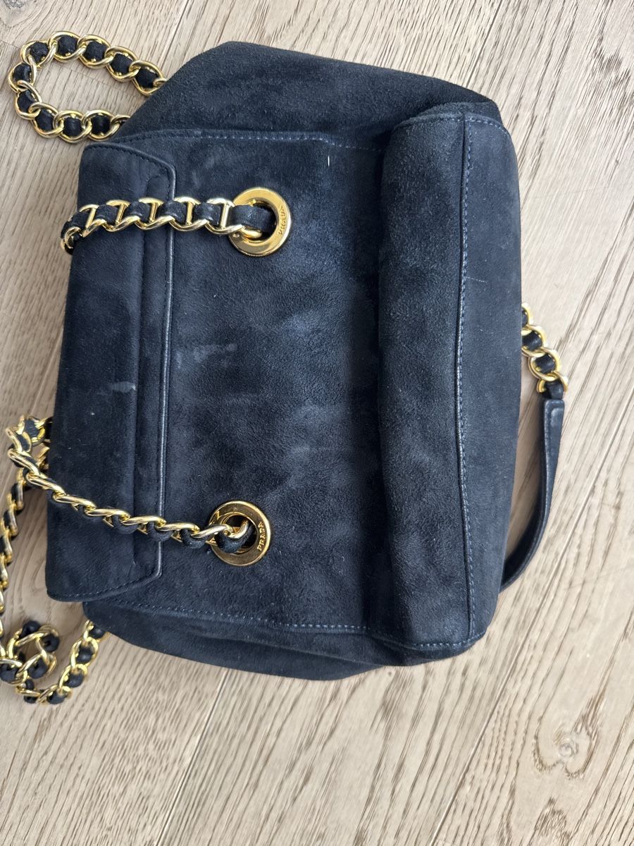 Taschen für Damen: Prada Vintage Tasche Dunkelblau – Gebraucht aus Liestal von amaroque 4