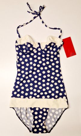 Badehose Damen 36B Lahco Blue-Ivory / Rabatt 50% - 70%!