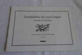 Notenheft Tanzbüchlein für zwei Geigen, Volkstänze