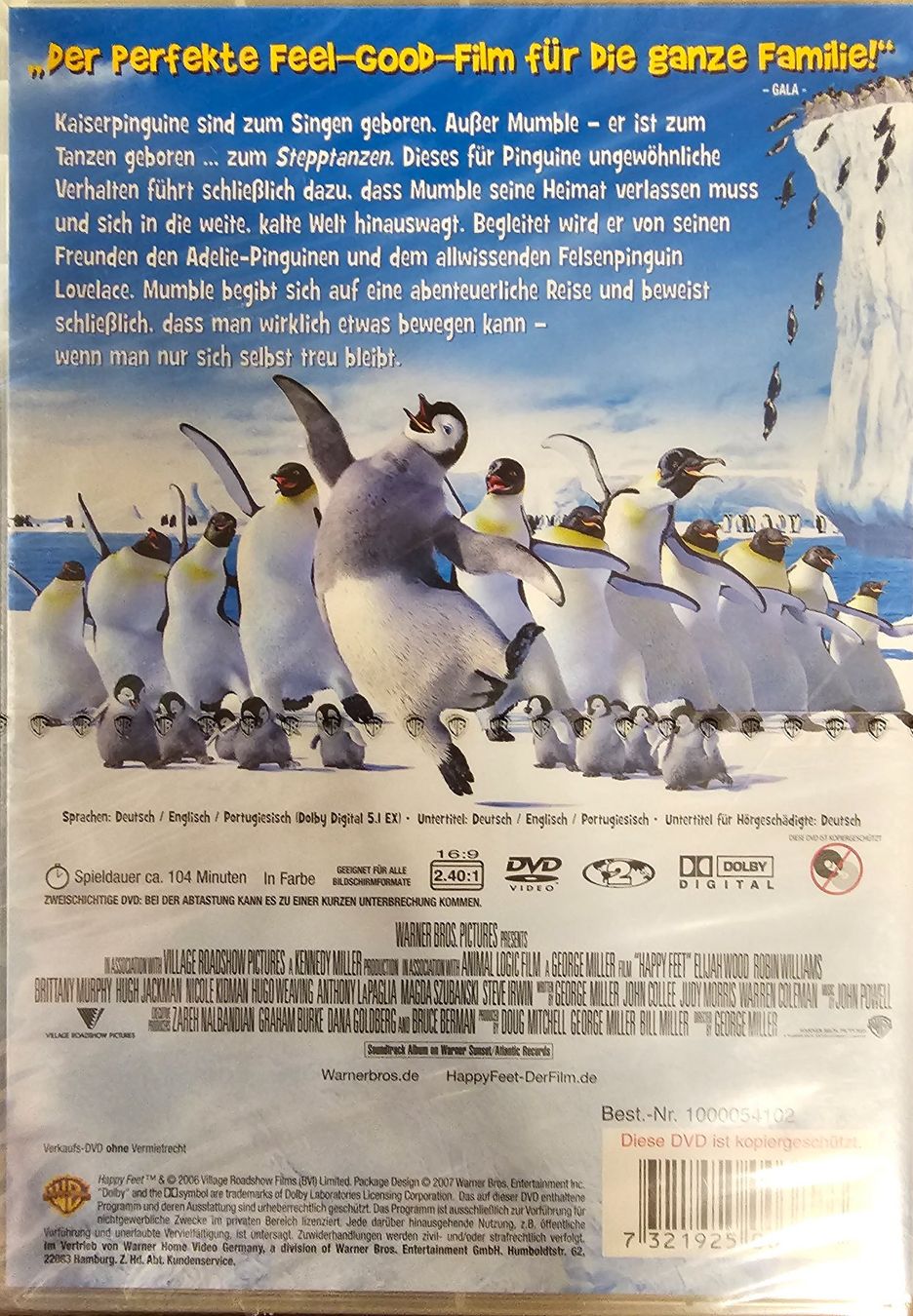 Tutti i DVDs: Happy Feet – Nuovo e nell'imballaggio originale da Wahlen b. Laufen venduto da Cg10 1
