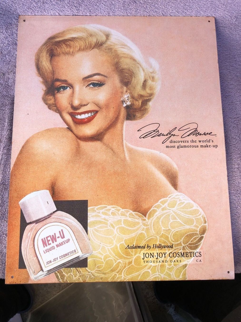 Insegne: Marilyn Monroe cosmetics film hollywood – Nuovo (secondo la descrizione) da Reinach AG venduto da rares75
