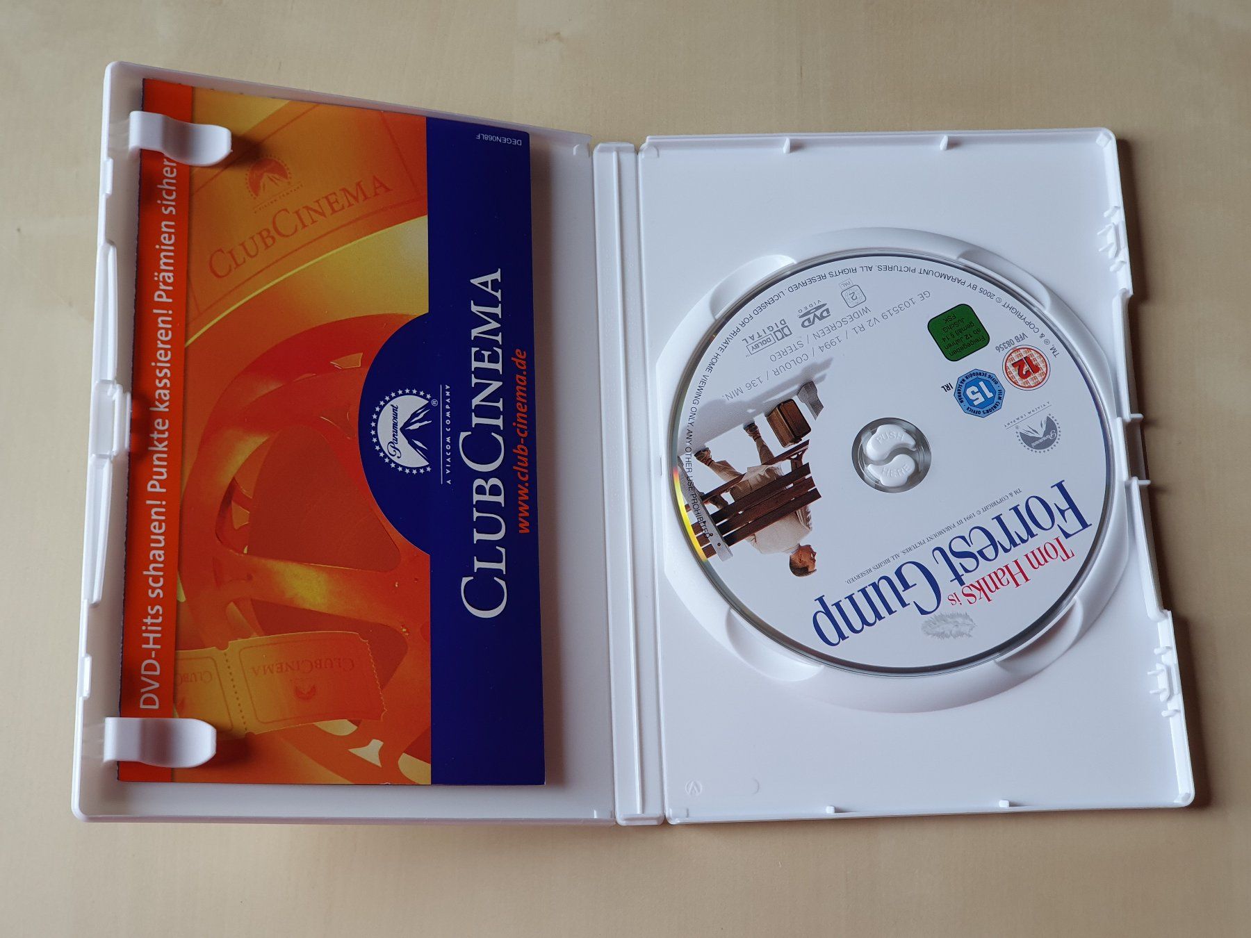 Tous les DVDs: Forrest Gump – D'occasion à Stansstad par collectorsshop 2