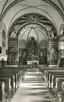 Randa   VS  im St. Nikolaital  -  Inneres der Kirche