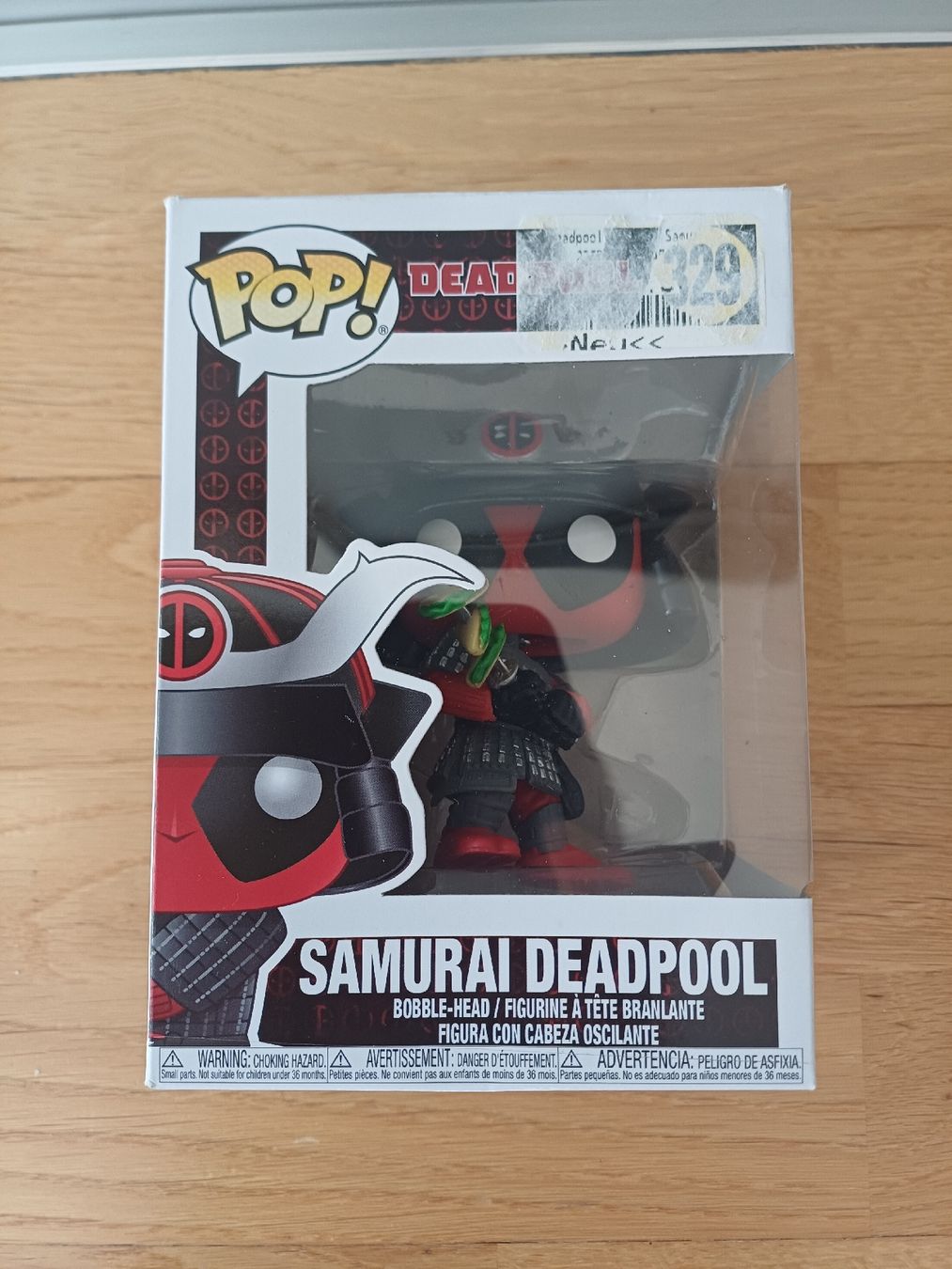 Marvel Statuette: Funko Pop Samurai Deadpool 329 Figur originalverpackt – Nuovo e nell'imballaggio originale da Frauenfeld venduto da cla_y98c