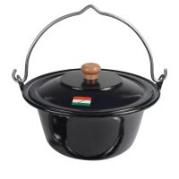 Gulaschkessel 4 Liter emailliert und Deckel