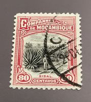 Mosambik Gesellschaft 1925 alte briefmarke