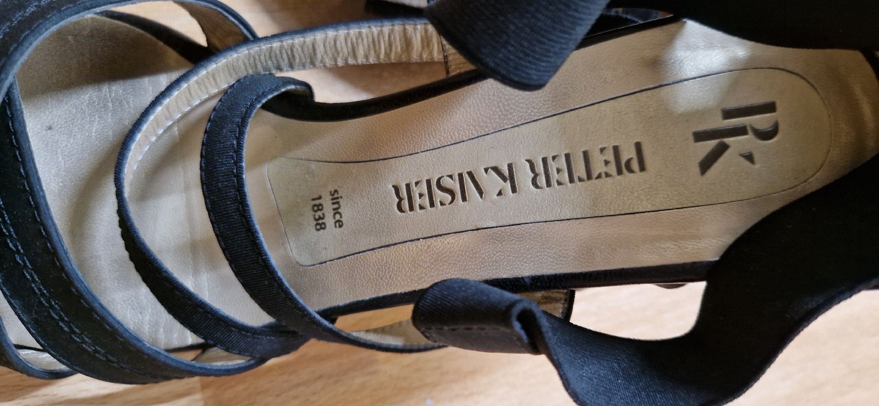 Kaiser Scarpe da donna: Peter Kaiser Damenschuh, schwarz, Gr. 5, Absatz ca. 6cm – Usato da Gasel venduto da sale65 4