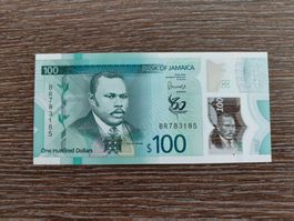 Jamaika 100 Dollars 2022, Jubiläum 60 Years !!!!!!