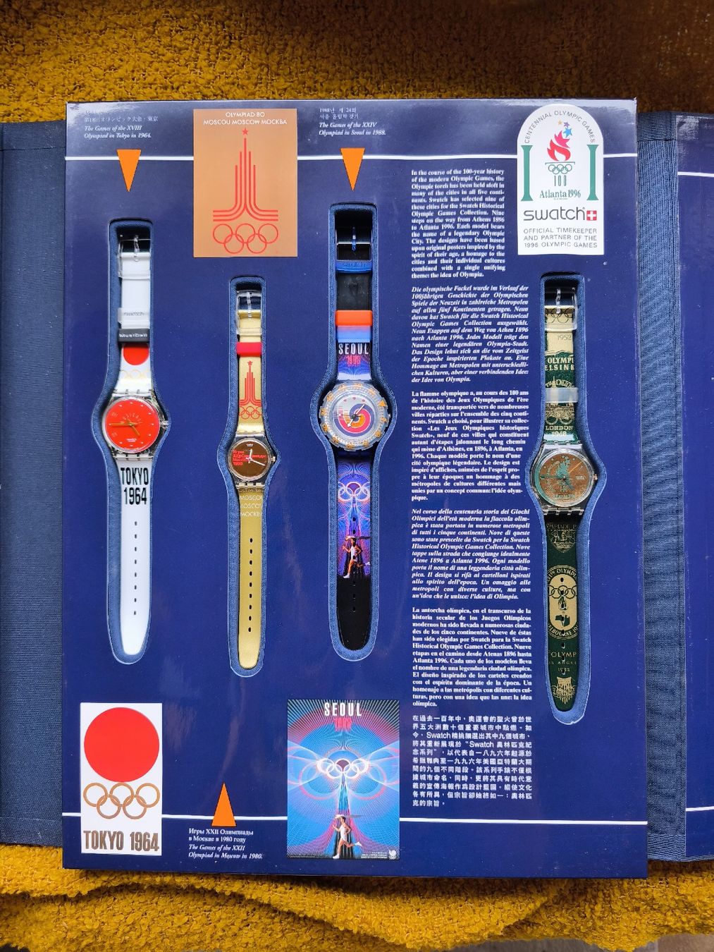 Swatch Orologi: Uhren Swatch historical olympic games collection – Nuovo e nell'imballaggio originale da Subingen venduto da MZubi 5