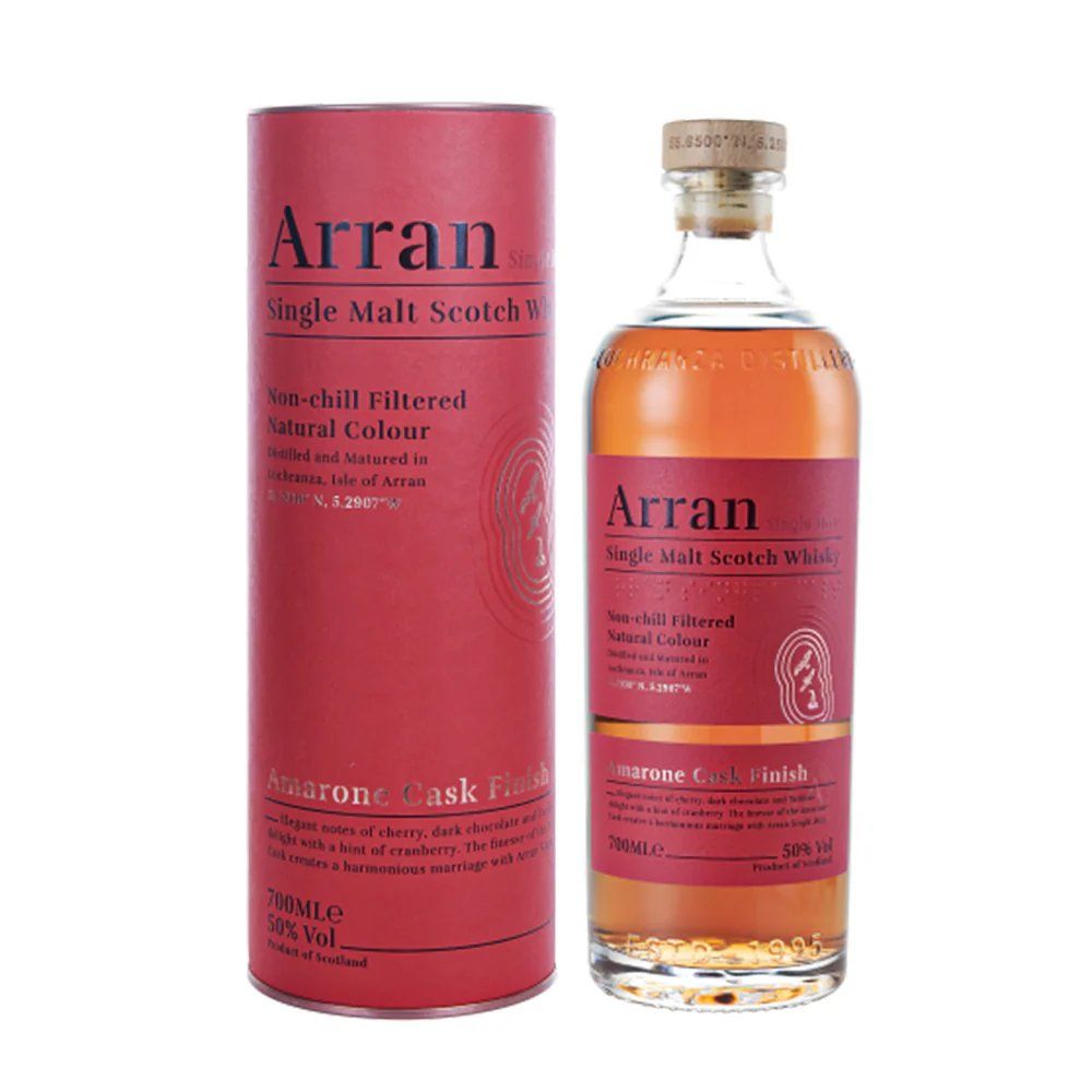 Arran Spirituosen: Arran Amarone Cask Finish Scotch Single Malt Whisky – Neu und originalverpackt aus Deitingen von ped_7s7b