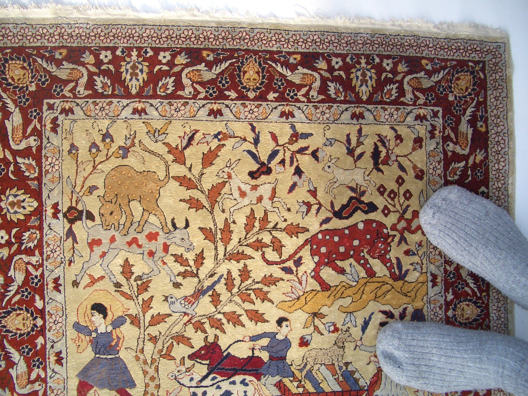 Tapis: Seidenteppich China reiches Sujet – D'occasion à Weggis par Captrednose 5
