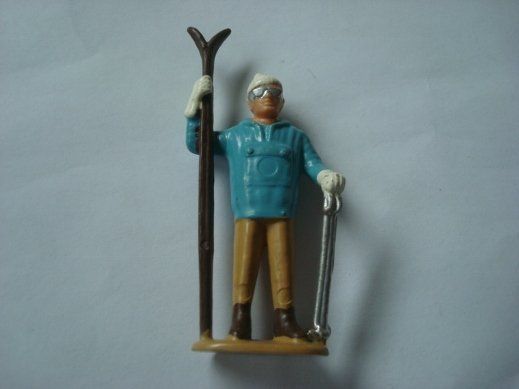 NOCH Skifahrer-Figuren Set Für Modellbahn H0 – 6 Handbemalte Miniaturen, Je Ca. 2,2 Cm