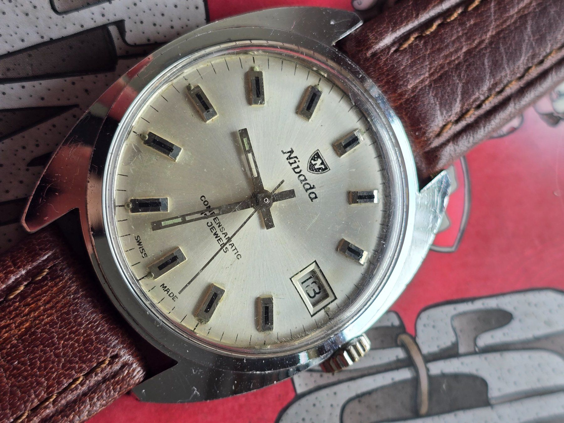 Orologi: 251 Nivada Compensamatic Date Automat – Usato da Muri AG venduto da Corredor
