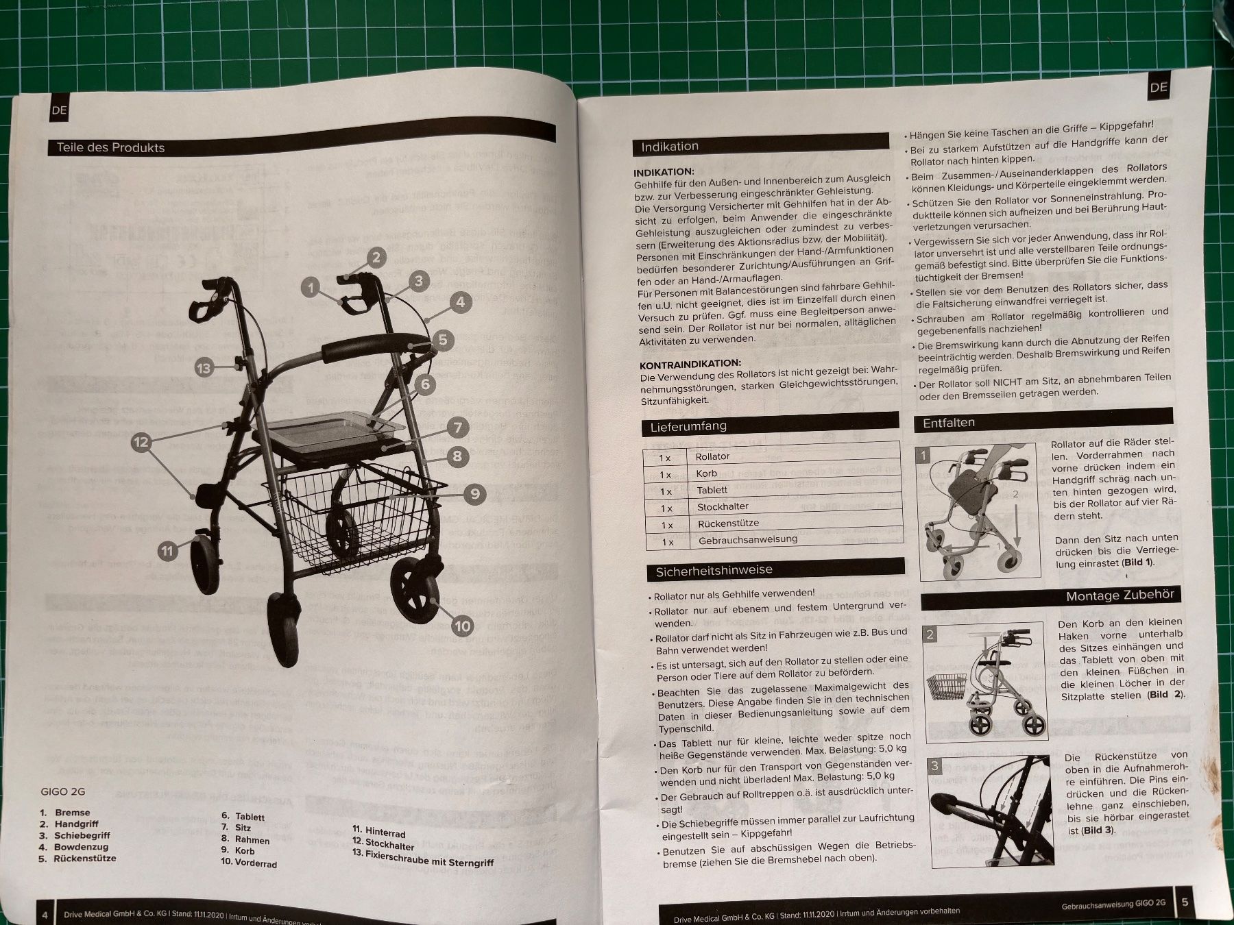 Aides à la marche: Rollator Gigo 2G – Neuf (Voir description) à Wald ZH par ukulele77 7