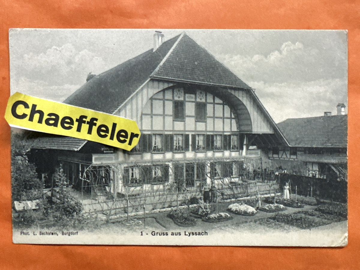 Cartoline postali: 1912 Gruss aus Lyssach BE,  Top! – Usato da Zürich venduto da Chaeffeler