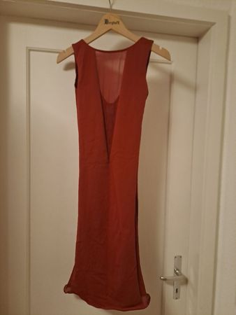 Midi Wolford Kleid Orange Rot M
