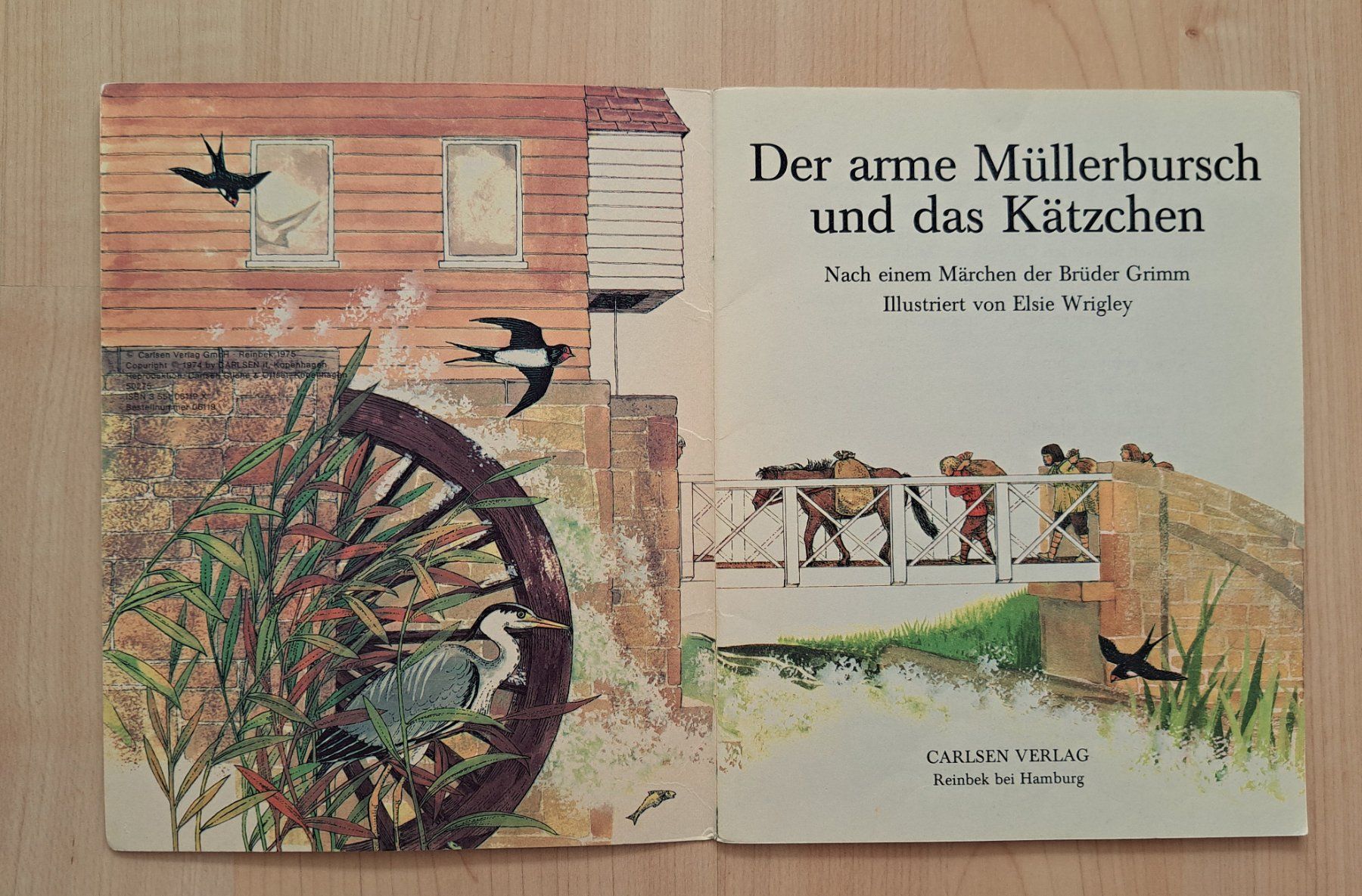 Libri: Alt. Wunder-Buch Nr.119 "Arm.Müllerbursch u.d.Kätzchen" 1975 – Usato da Affoltern am Albis venduto da saminou01 1