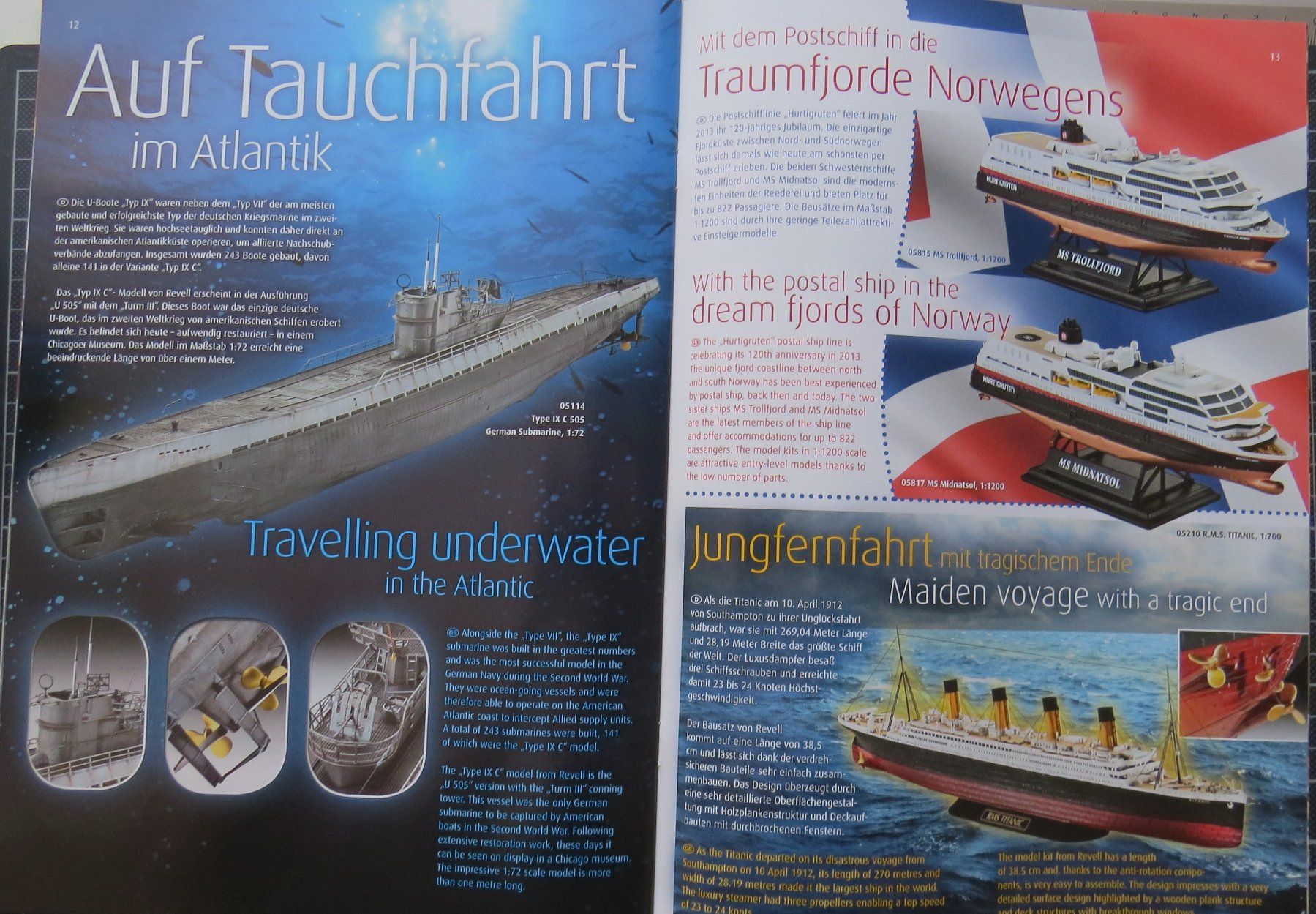 Libri: Revell Modellbaukatalog von 2013/2014 – Nuovo (secondo la descrizione) da Ettingen venduto da campione_1 2