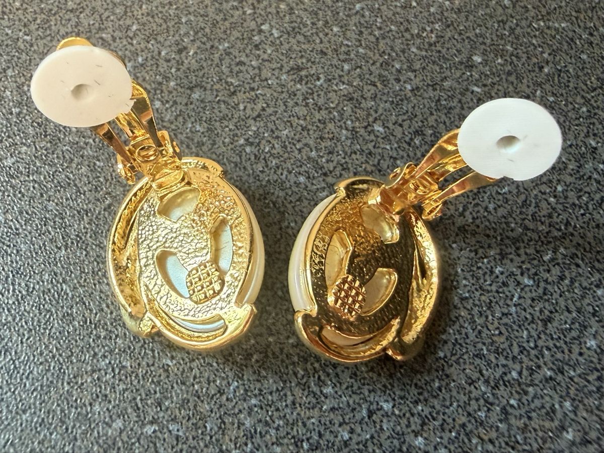 Orecchini pendenti & Orecchini a lobo: Vintage Ohrringe Clips Luxus Modeschmuck   – Usato da Lamone venduto da LaCantinaMagica 6