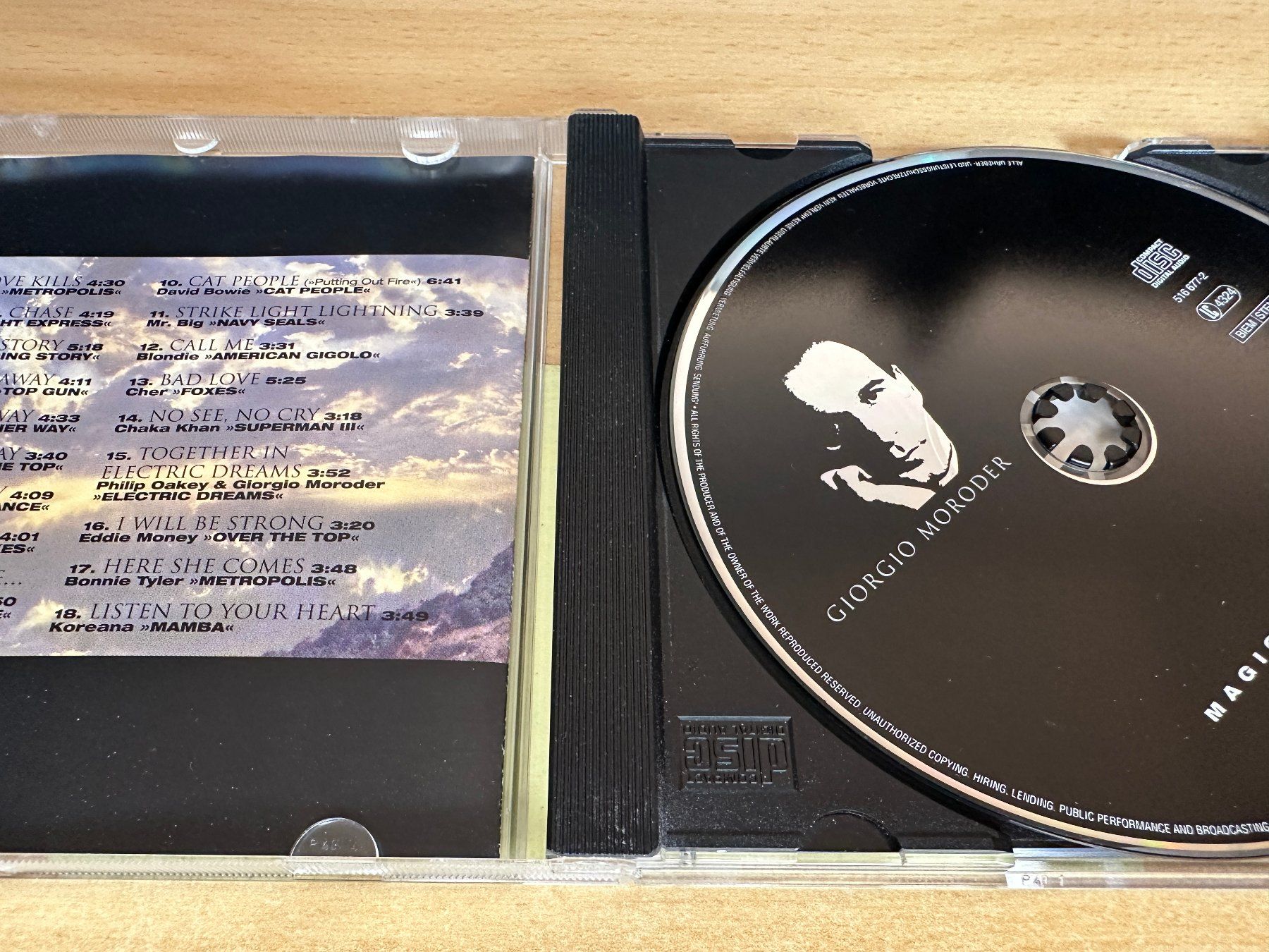 CDs: T8 Giorgio Moroder – Magic Movie Hits – Gebraucht aus Rikon im Tösstal von Alpenmutz 2