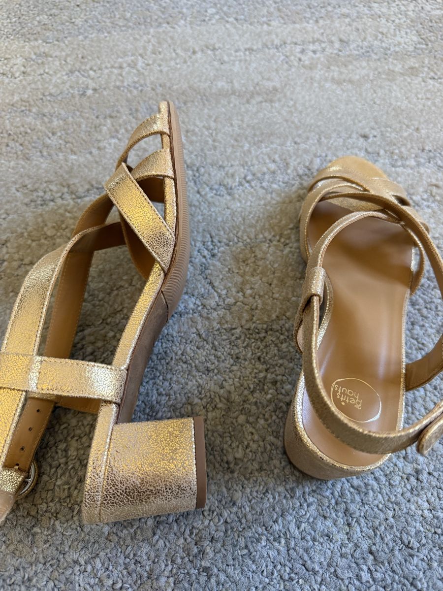 Des Petits Hauts Scarpe da donna: Sandales dorées Des Petits Hauts T. 39  – Usato da Lausanne venduto da Pascal9999 3