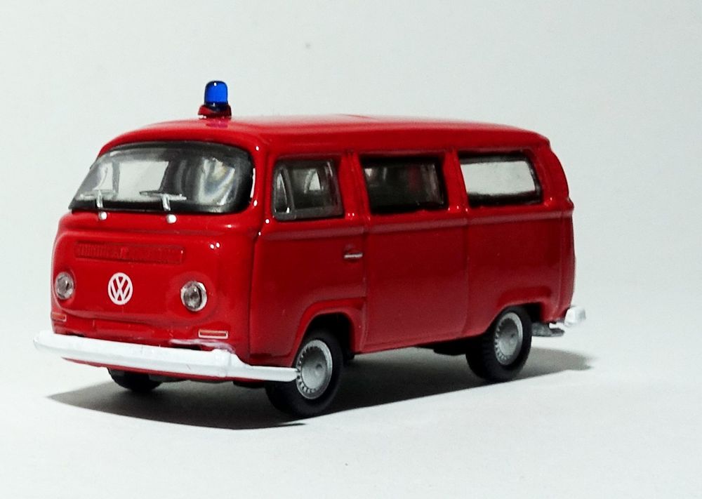 VW T2 Bus Feuerwehr Welly 1 87 Kaufen Auf Ricardo