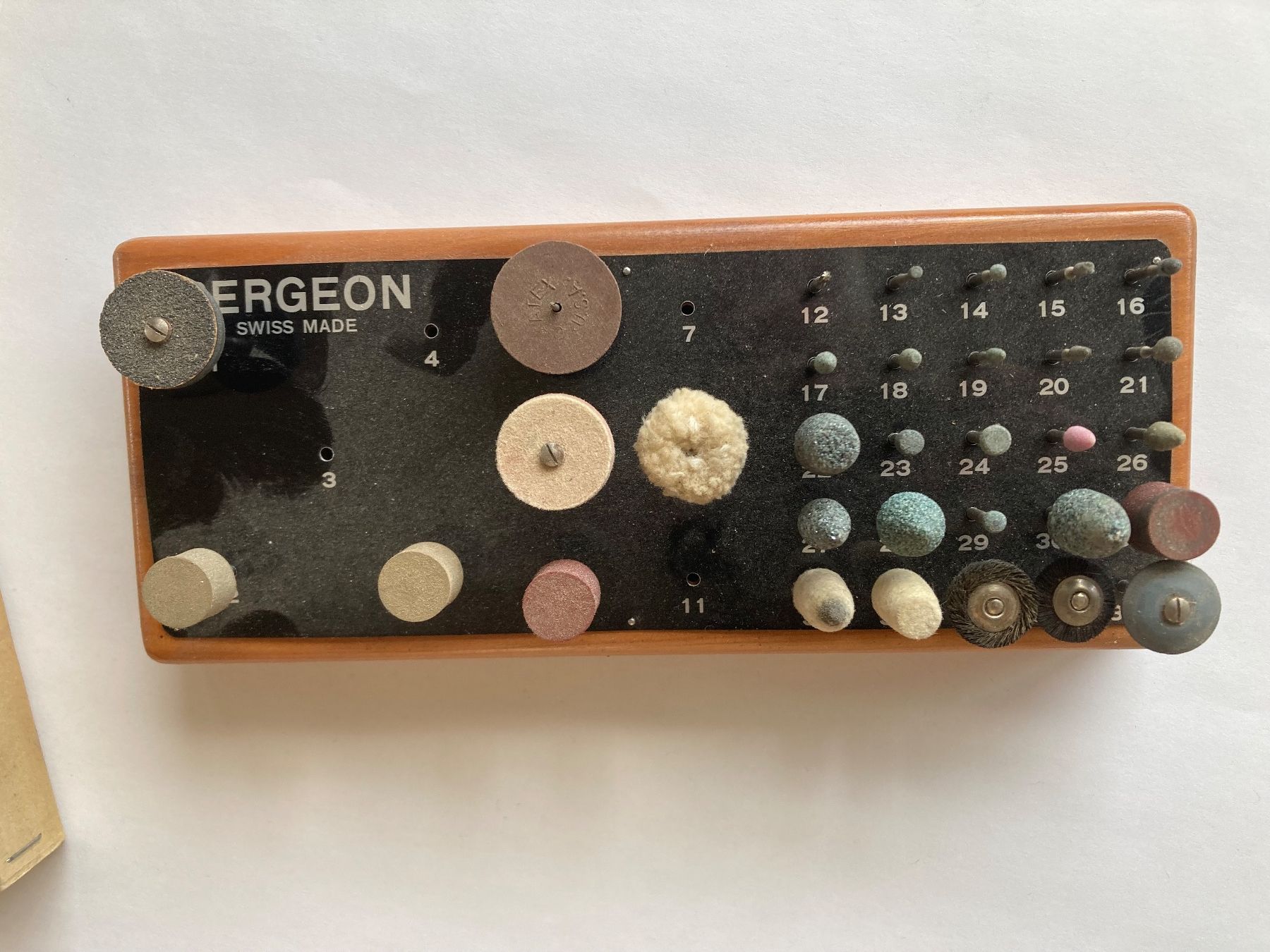 Bergeon Alle Werkzeuge: Schleifset, Bergeon, 36 teilig – Gebraucht aus Chur von Spuntz1 2