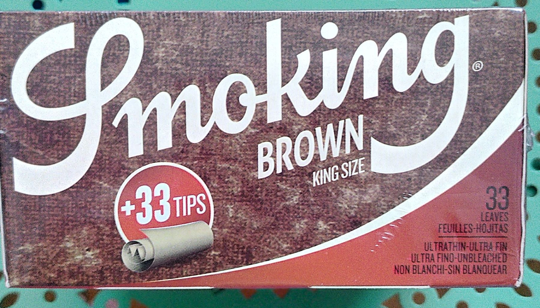 Tabak: feuilles à rouler smoking brown slim & Tips – Neu und originalverpackt aus Lausanne von Soulbrother