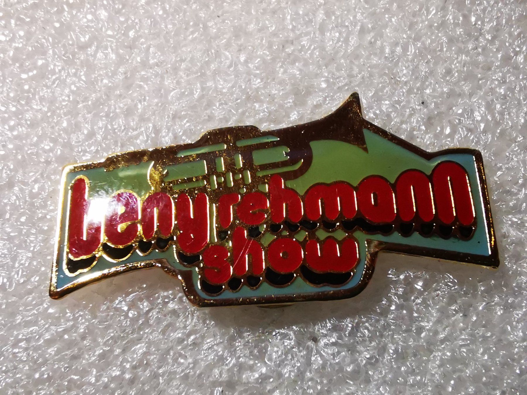 Placchette & Badge: Ansteckpin 10: Beny Rehmann Show – Usato da Oppligen venduto da Pin-Fall-Shop