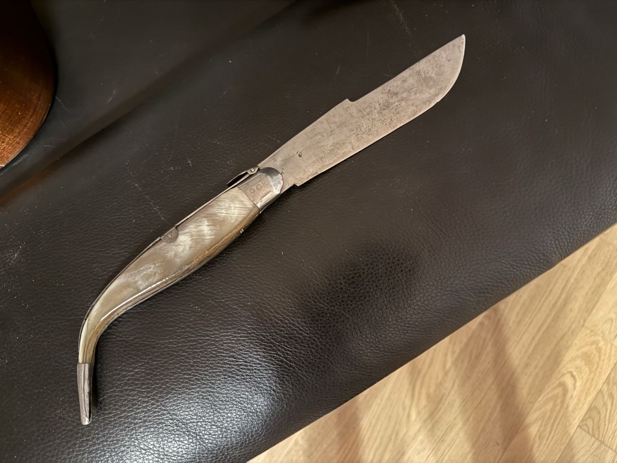 Taschenmesser: Spanisches Taschenmesser antikes Sackmesser Messer Navaja – Gebraucht aus Goldach von Messerguru 4
