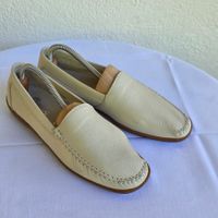🥿 Damen Mokassins Sioux, Echtleder, Beige, Größe 40