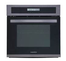 980 - Backofen autark Einbau LED-Timer Black Steel 66L