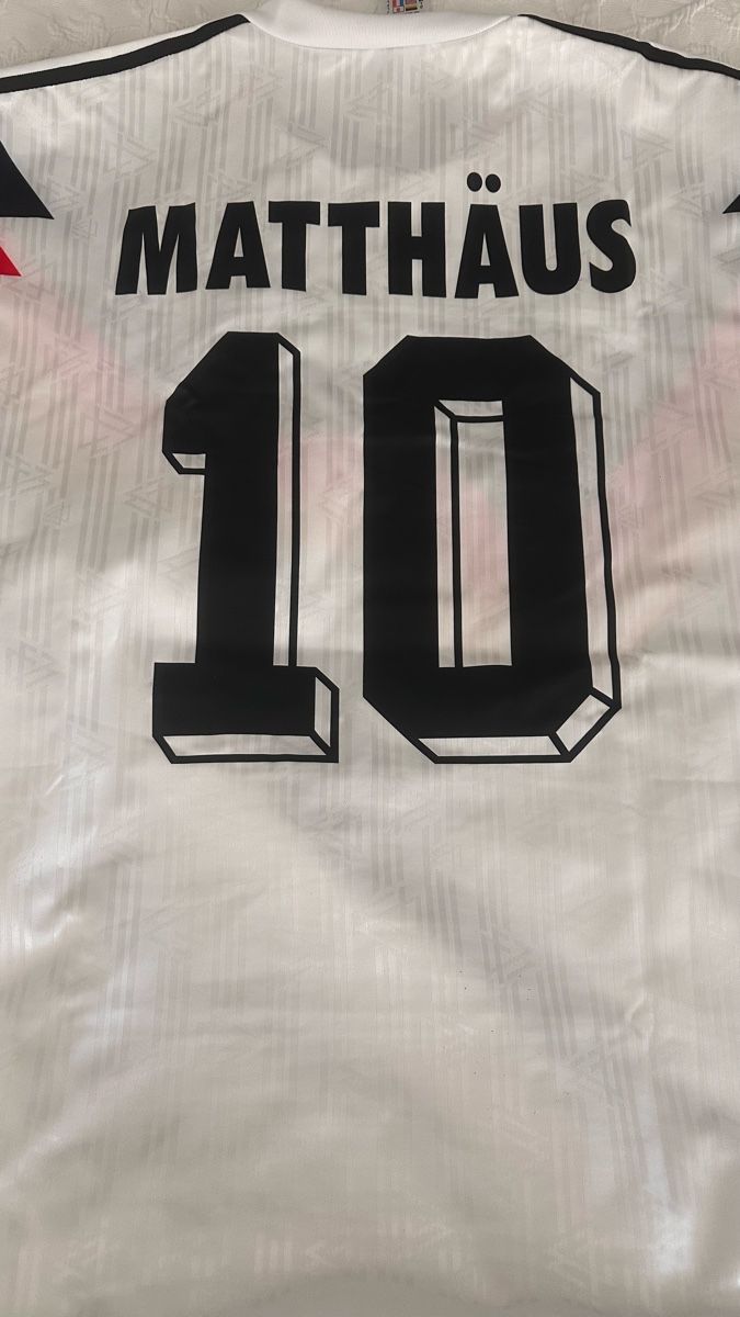 Adidas Canottiere & Pantaloni: Germany Jersey World Cup 1990 - Matthaus 10 – Nuovo (secondo la descrizione) da Oberrieden venduto da jon_5cl2
