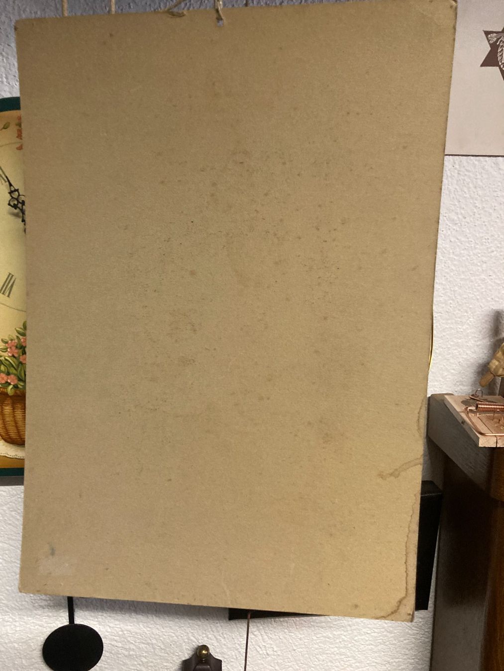 Insegne: Alte Karton-Reklame AMSTERDAMER TABAK – Usato da Filzbach venduto da Sugi7 1
