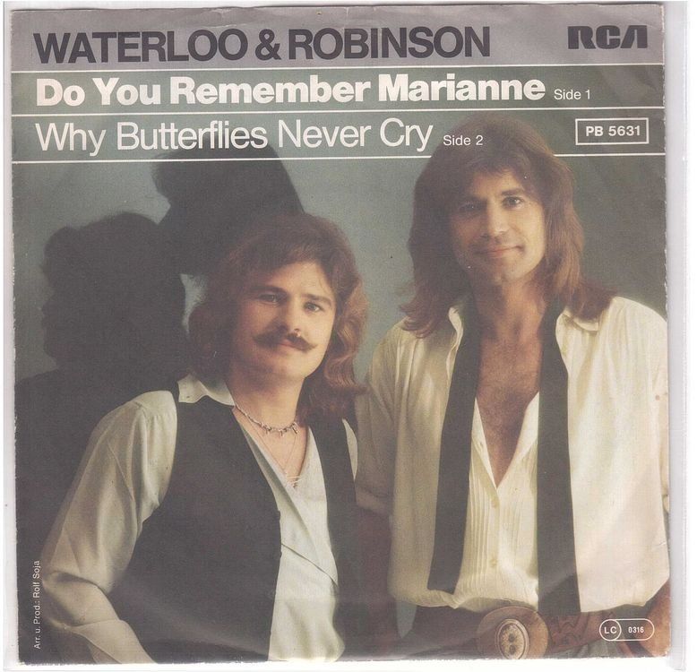 Dischi in vinile: Waterloo & Robinson  --  Do you remember Marianne  Single7 – Usato da Oberwil (Dägerlen) venduto da thealbum