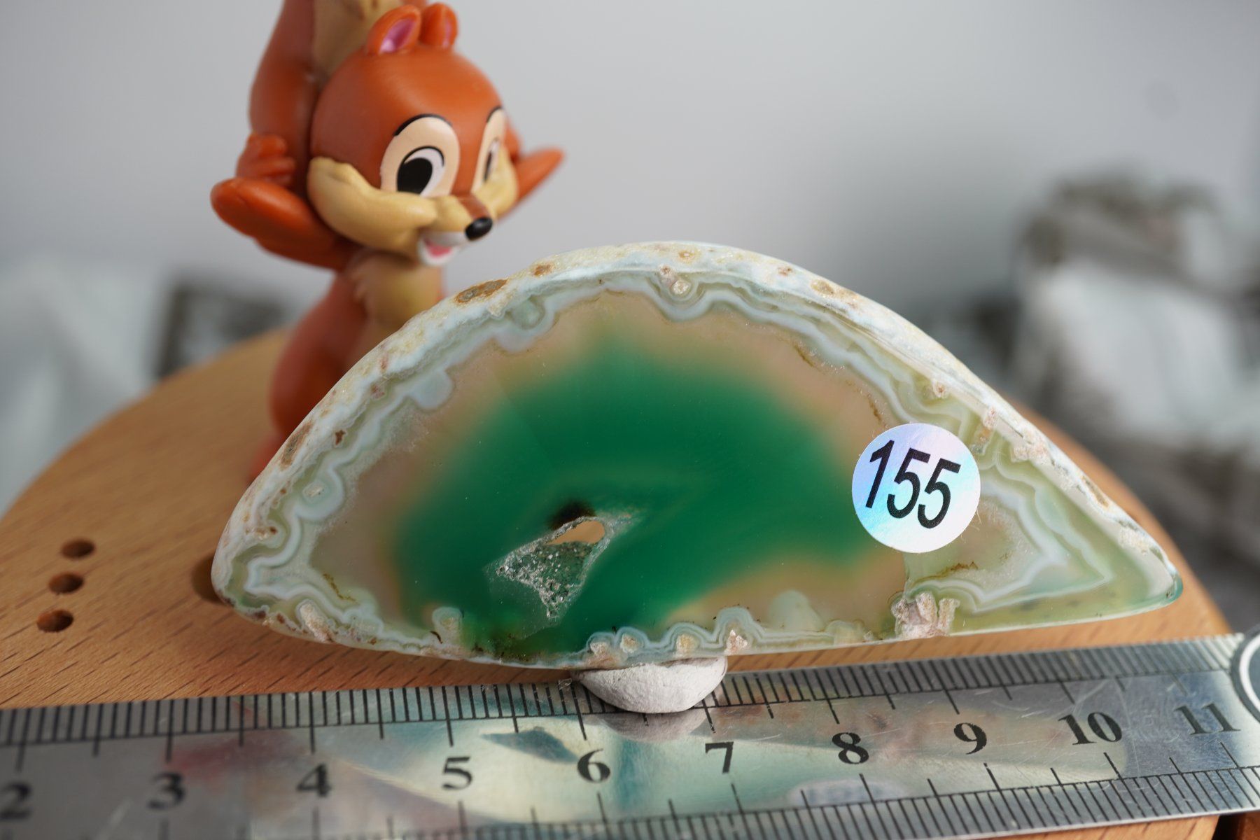 Mineralien & Heilsteine: Achat Scheibe Grün  (Räumung!) – Neu und originalverpackt aus Eschenbach SG von topstone 1