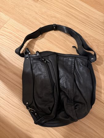 Ledertasche Lamarthe Paris schwarz guter Zustand