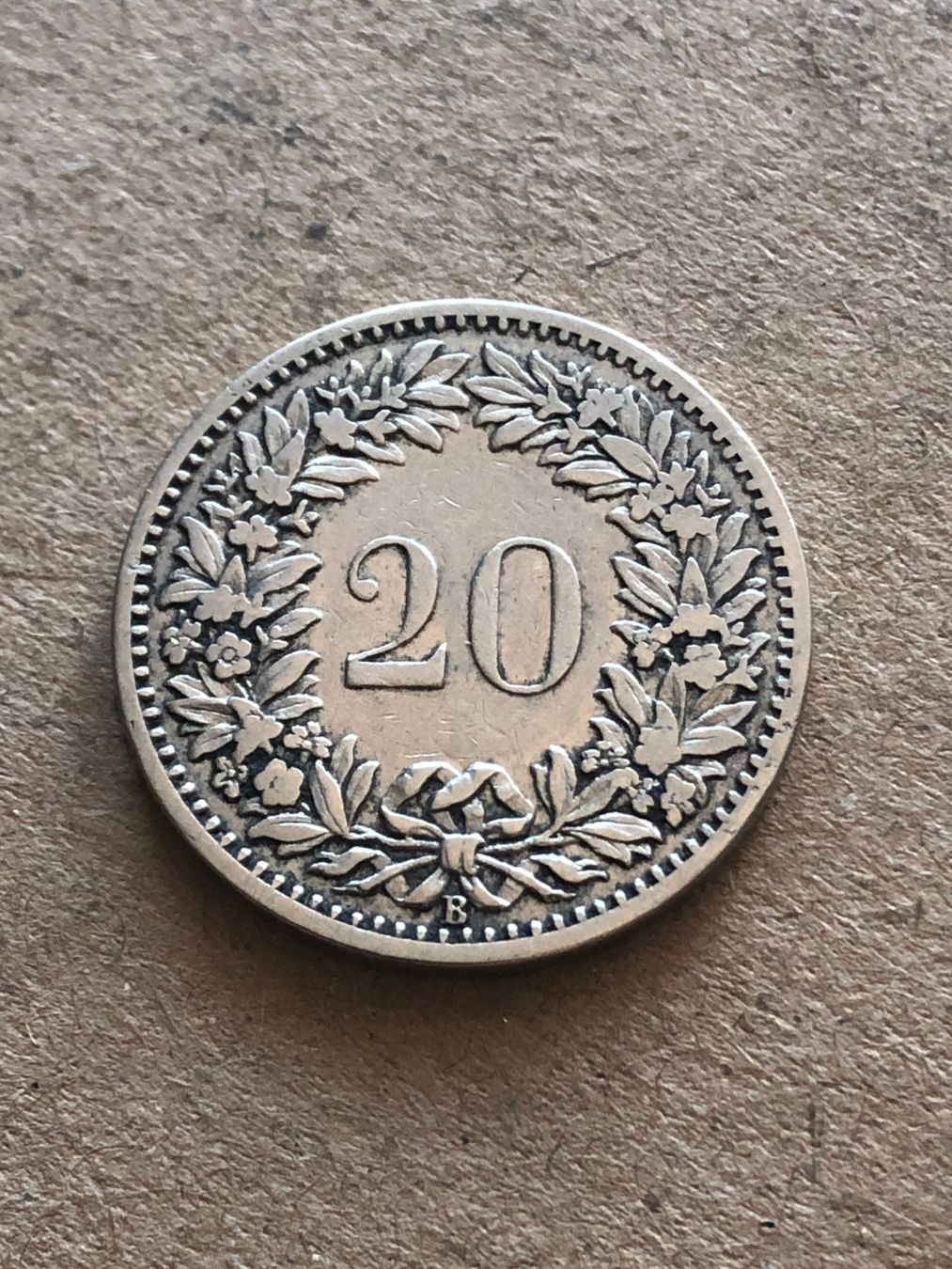 Alle Münzen: 20 Rp. 1898 – Gebraucht aus Schötz von Odpa 1