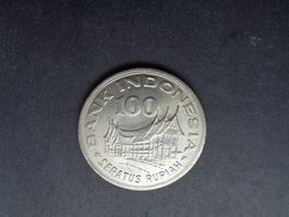 100 Rupiah Forestry Gedenkmünze 1978