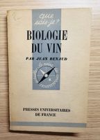 Livre "Biologie du Vin" Jean Renaud Presses Univ. France